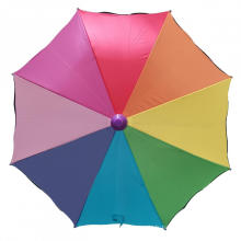 Parapluie à la mode de dessin animé arc-en-ciel parapluie droit